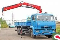 Кран-манипулятор FASSI-155 на шасси КАМАЗ 65117