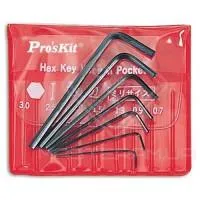 Миниатюрные гаечные шестигранные ключи Pro'sKit 8PK-022