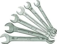 Набор ключей рожковых, 8 х 22 мм, 7 шт, оцинкованный (КЗСМИ)