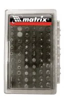 Набор бит с магнитным держателем, CrV, 61 шт, Matrix