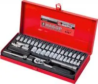 Набор слесарно-монтажный с квадратом 1/4", 38 предм., Matrix Master