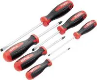 Набор отверток, сталь S2, двухкомпонентные рукоятки, 6 шт, Matrix Professional