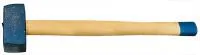 Кувалда, 6000 г, кованая головка, деревянная ручка (Труд)