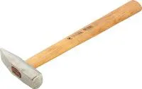 Молоток слесарный, 200 г, квадратный боек, деревянная ручка