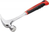 Молоток-гвоздодер, 570 г, цельнометаллический, двухкомпонентная ручка, Matrix