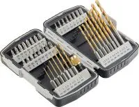 Набор бит, магнитный адаптер, CrV, 64 шт, Matrix