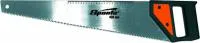 Ножовка по дереву, 400 мм, 5-6 TPI, каленый зуб, линейка, пластиковая рукоятка, Sparta