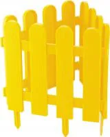 Забор декоративный "Кантри", 29 х 224 см, желтый, Palisad