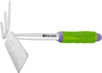 Мотыжка комбинир. "трапеция" и 3-зубая, обрез. рук-ка, может исп. в сборе с 63016, 63017, Palisad