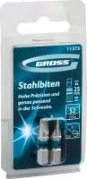 Набор бит SL5,0х25, сталь S2, 2шт , Gross