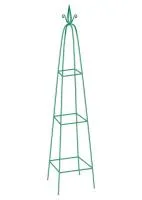 Пирамида садовая декоративная для вьющихся растений, 198 х 33 см, пирамида, Palisad