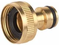 Адаптер Grinda "Expert" внешний, латунный, 1"