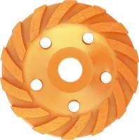 Чашка алмазная зачистная, 125 мм, турбо-сегмент, Matrix