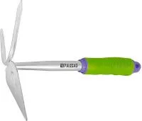 Мотыжка комбинир. "лепесток" и 2-зубая, обрез. рук-ка, может исп. в сборе с 63016, 63017, Palisad