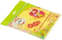 Салфетка универс. из микрофибры голуб. 300*300 мм, Elfe