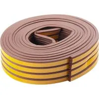 Уплотнитель, 12 м, профиль "E", коричневый