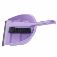Набор совок с кромкой 313*221 мм и щетка-сметка 305 мм, сиреневый, ТМ Elfe