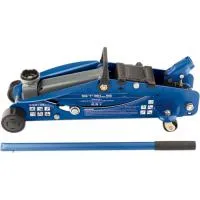 Домкрат гидравлический подкатной с фиксатором, 2,5т SAFETY PIN, 140-385 мм, в кейсе, Stels