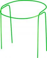 Кустодержатель круглый 0,4 м, выс. 0,7 м 2 шт, диаметр трубы 10 мм