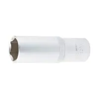Головка торцевая удлиненная, 14 мм, 6-гранная, CrV, под квадрат 1/2", , Stels
