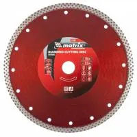 Диск алмазный отрезной сплошной, 230х22,2 мм, сухая резка, Matrix Professional