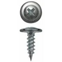 Саморезы Зубр с пресс шайбой по листовому металлу до 0,9 мм, PH2, 4,2х19 мм, ТФ7, 60 шт