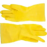 Перчатки Dexx латексные, х/б напыление, рифлёные, M