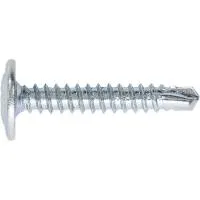 Саморезы 4,2х41, с пресс шайбой, PH №2, наконечник сверло, оцинкованные 8 шт, Шурупь