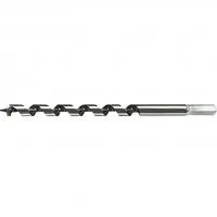 Сверло по дереву шнековое, 22х230 мм, 6-гранный хвостовик, Matrix