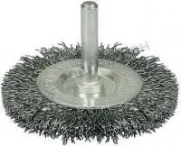 Щетка Зубр Эксперт дисковая для дрели 2-рядная, витая стальная проволока 0,3 мм, 75 мм