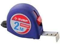 Рулетка Зубр Мастер Комфорт, корпус с резиновым напылением, 2 м, 16 мм