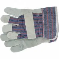 Перчатки спилковые комбинированные