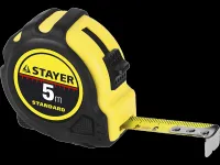 Рулетка Stayer Standard TopTape, обрезиненный корпус, 10 м, 25 мм