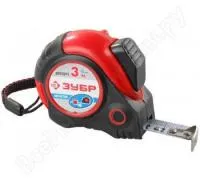 Рулетка Зубр Эксперт, двухкомпонентный корпус, автостоп, 5 м, 25 мм