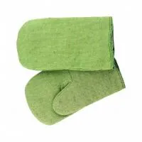 Рукавицы утепленные, брезентовые, огнеупорные, ватин, 2 размер