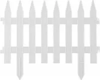 Забор декоративный Grinda Классика, 28x300см, белый
