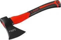 Топор Зубр Мастер кованый с двухкомпонентной стеклопластиковой рукояткой, 0,6 кг