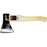 Топор, 1000 г, в сборе, кованый, деревянное топорище