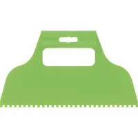 Шпатель для клея, пластмассовый, зубчатый 4х4 мм, Сибртех