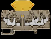 FTRK 2,5/3A/ST BG Разделительная клемма с отрывным штепсельным разъемом бежевого цвета