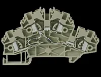 ZRKD 2,5/D4 BG двухуровневая пружинная диодная клемма стандартного бежевого цвета