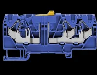 FTRK 2,5/3A/MT BU Разделительная клемма с контактным ножом синего цвета