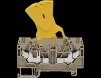 FTRK 2,5/2A/ZS 150 BG Разделительная клемма с держателем предохранителя бежевого цвета