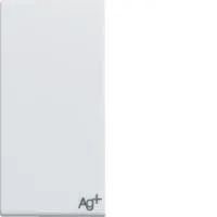 Заглушка Systo 22.5X45 антибактериальная Ag+, пластик, RAL9010 чистый белый
