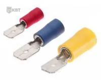 Виброустойчивые плоские разъемы «папа» с ПВХ манжетой ВРПИ-П 2.5–(6.3), КВТ