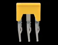 ZQI 2,5/3 YE вставная перемычка желтого цвета