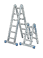 Stabilo Шарнирная комбинированная стремянка 2x3+2x6