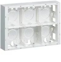 Коробка монтажная Systo для открытой установки под 1хWS456RAL9010 чистый белый