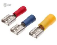 Разъемы плоские изолированные «мама» с ПВХ манжетой РПИ-М 1.5–(4.8), КВТ