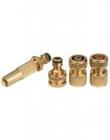 Набор Grinda Expert поливочный латунный: наконечник регулируемый